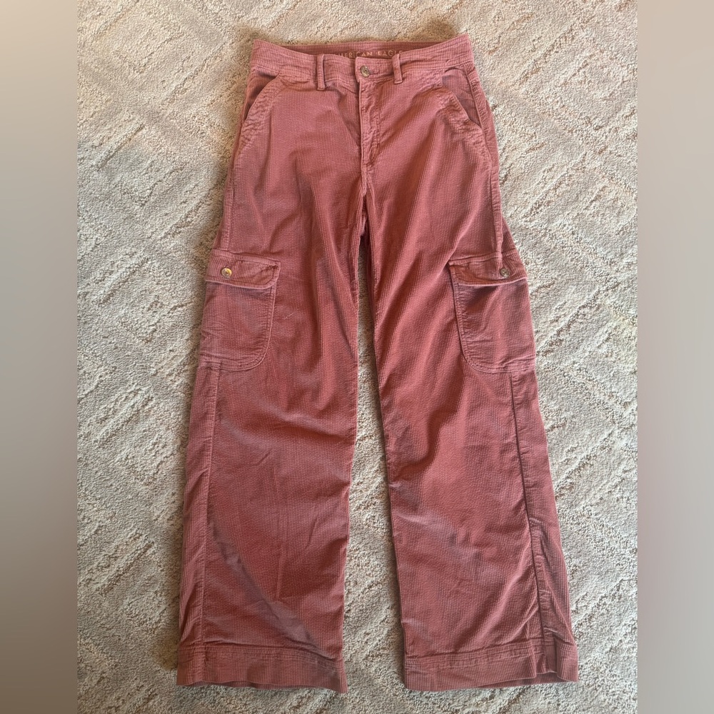 American Eagle Corduroy Cargo Pants